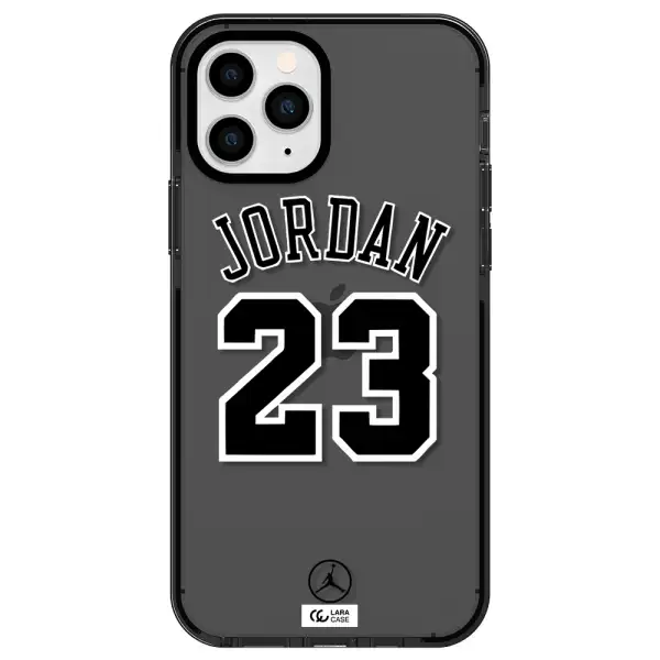 Twenty Three Jordan Apple iPhone 11 pro max impact Smoke Black Case