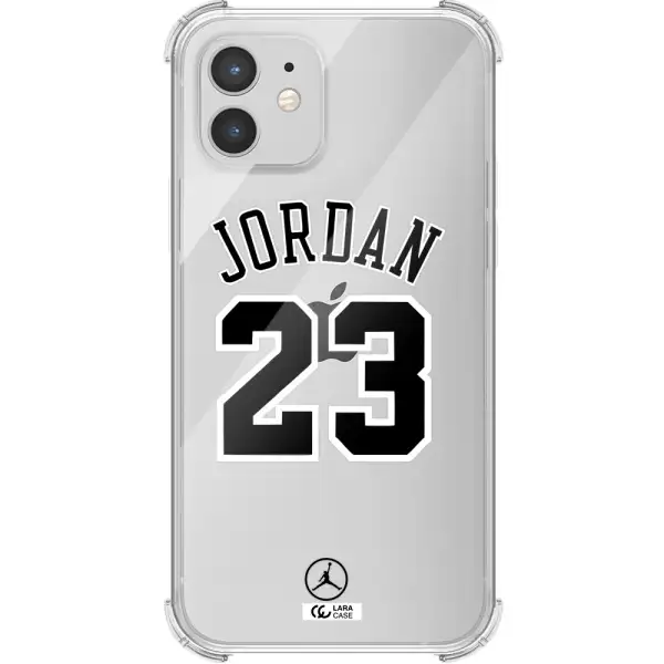 Twenty Three Jordan Apple iPhone 12 Clear PC Case