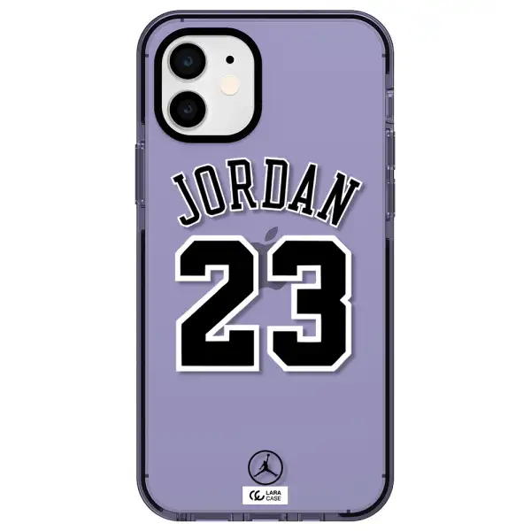 Twenty Three Jordan Apple iPhone 12 impact Lilac Case