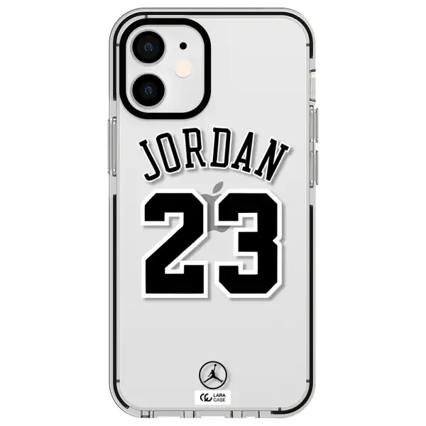 Twenty Three Jordan Apple iPhone 12 mini impact black border Case