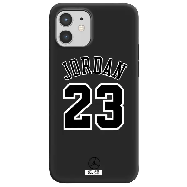 Twenty Three Jordan Apple iPhone 12 mini Silicone black Case