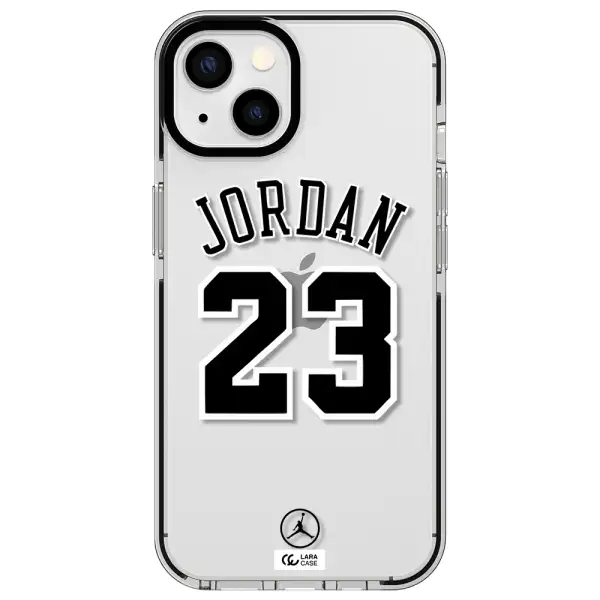 Twenty Three Jordan Apple iPhone 13 impact black border Case