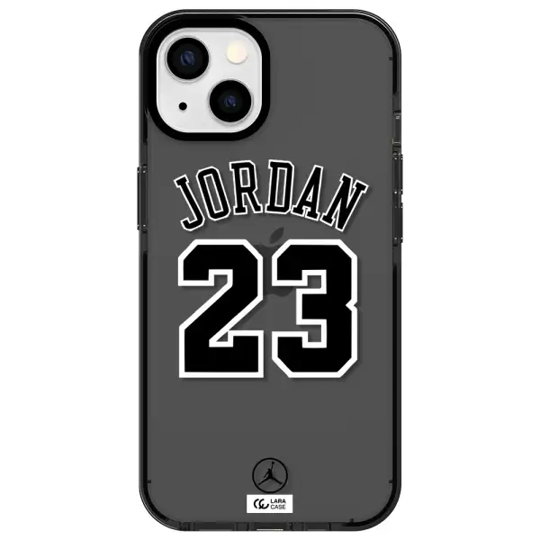 Twenty Three Jordan Apple iPhone 13 impact Smoke Black Case