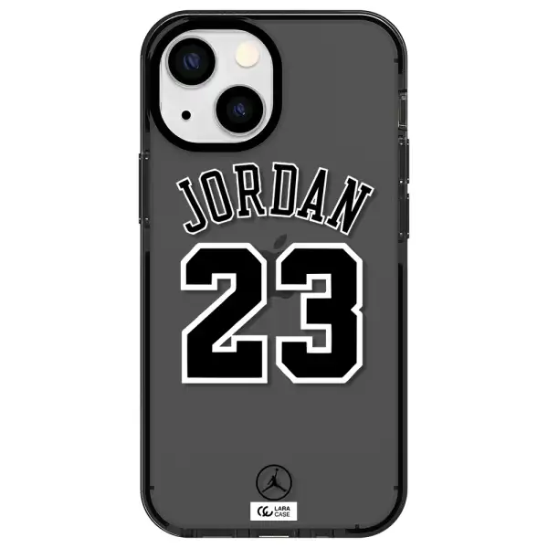 Twenty Three Jordan Apple iPhone 13 mini impact Smoke Black Case