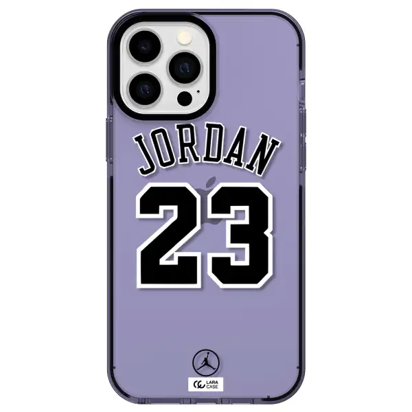 Twenty Three Jordan Apple iPhone 13 Pro Max impact Lilac Case