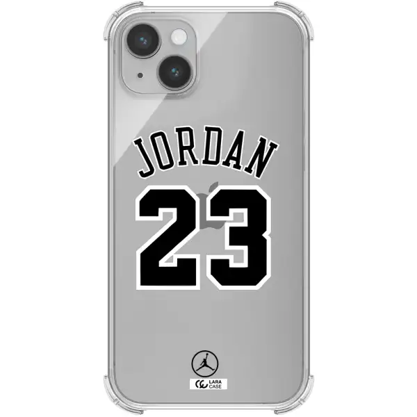 Twenty Three Jordan Apple iPhone 14 plus Clear PC Case