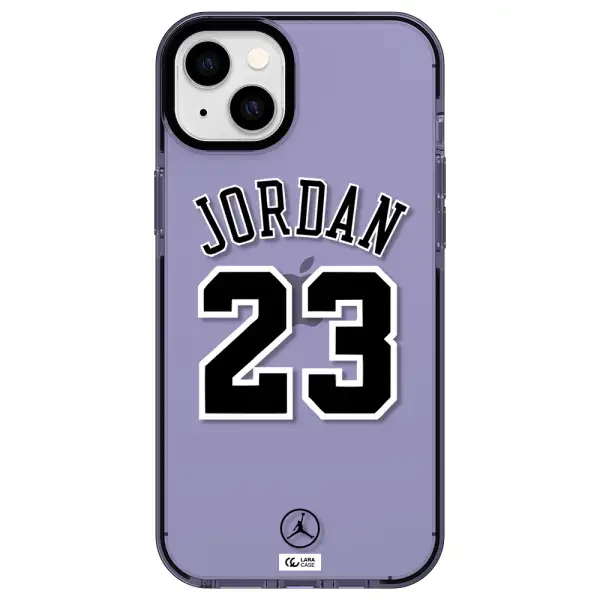 Twenty Three Jordan Apple iPhone 14 plus impact Lilac Case