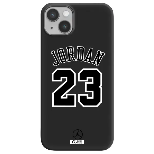Twenty Three Jordan Apple iPhone 14 plus Silicone black Case