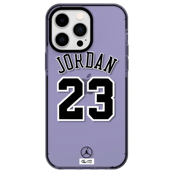 Twenty Three Jordan Apple iPhone 15 Pro impact Lilac Case