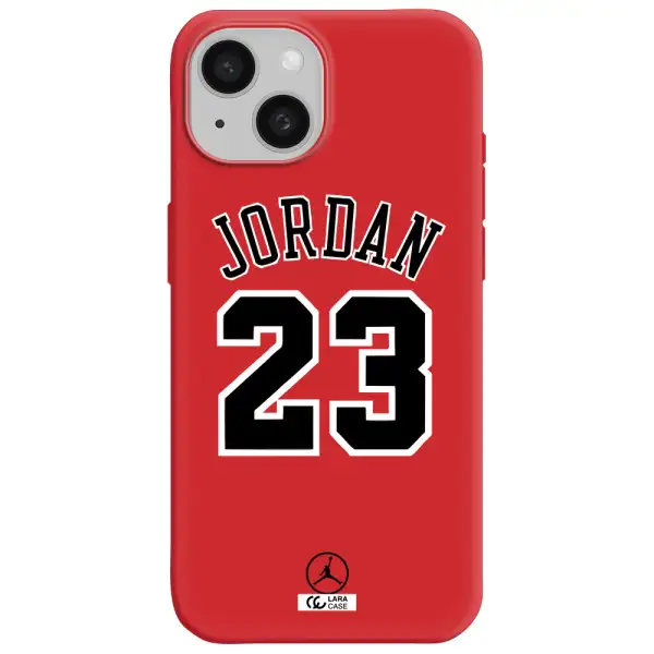 Twenty Three Jordan Apple Iphone 15 Silicone Imperial Red Case