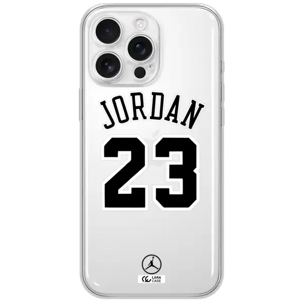 Twenty Three Jordan Apple Iphone 16 Pro Max Clear Tpu Case