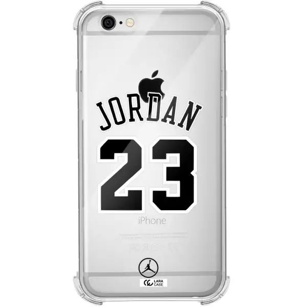Twenty Three Jordan Apple iPhone 6 Clear PC Case