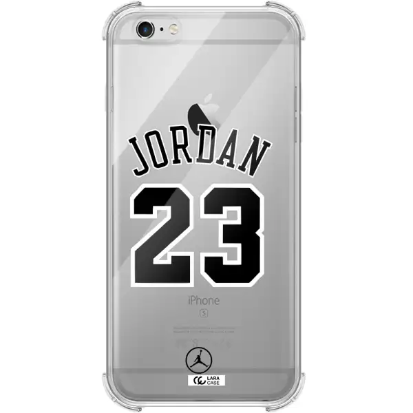 Twenty Three Jordan Apple iPhone 6 plus Clear PC Case