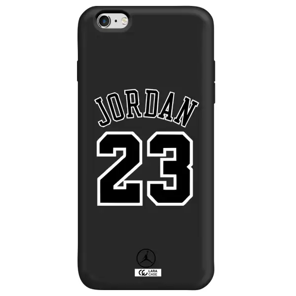 Twenty Three Jordan Apple iPhone 6 s plus Silicone black Case