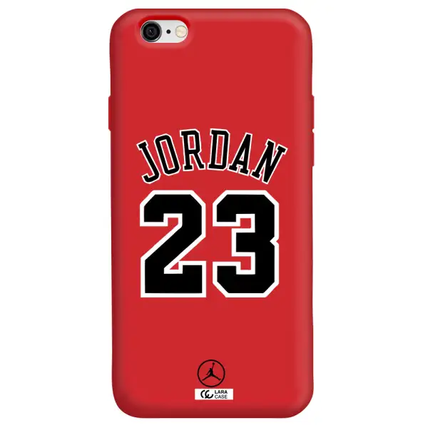 Twenty Three Jordan Apple iPhone 6 Silicone Imperial Red Case