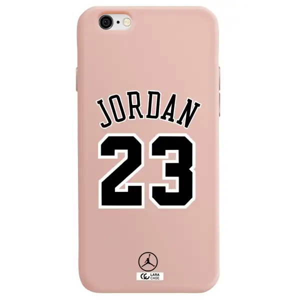 Twenty Three Jordan Apple iPhone 6 Silicone pastel pink Case