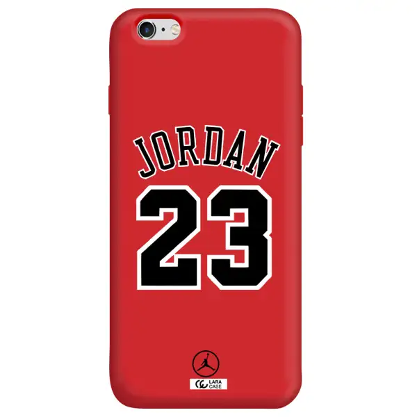 Twenty Three Jordan Apple iPhone 6S Silicone Imperial Red Case
