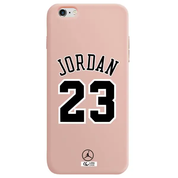 Twenty Three Jordan Apple iPhone 6S Silicone pastel pink Case