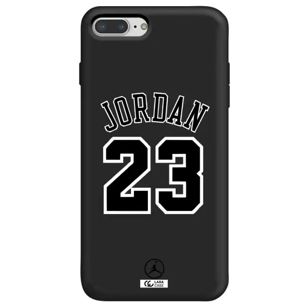 Twenty Three Jordan Apple iPhone 7 plus Silicone black Case