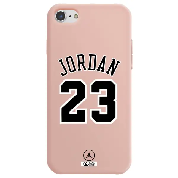 Twenty Three Jordan Apple iPhone 7 Silicone pastel pink Case