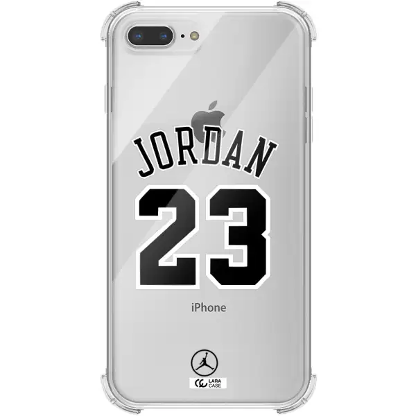 Twenty Three Jordan Apple iPhone 8 plus Clear PC Case