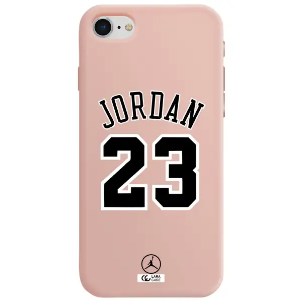 Twenty Three Jordan Apple iPhone se 2020 Silicone pastel pink Case
