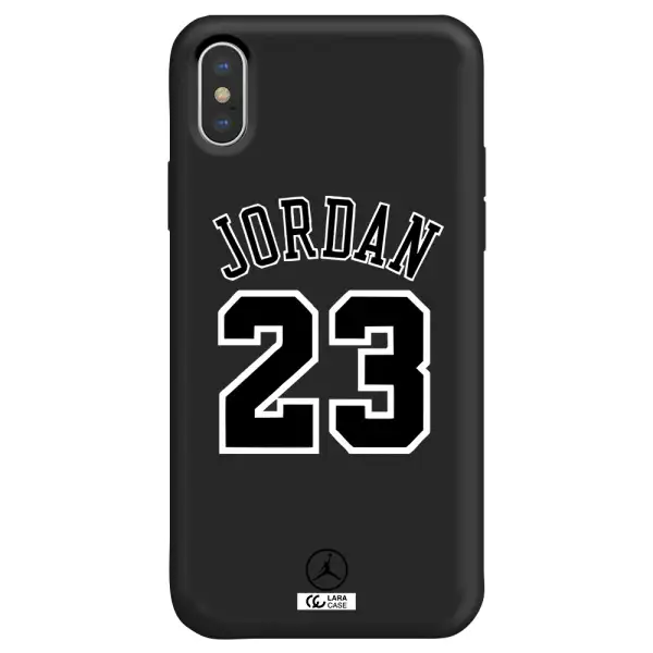 Twenty Three Jordan Apple iPhone X Silicone black Case