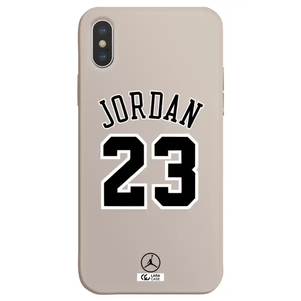 Twenty Three Jordan Apple iPhone X Silicone Stone Case