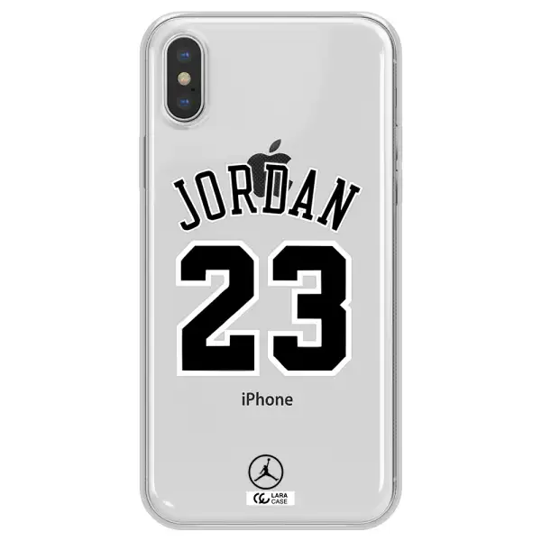 Twenty Three Jordan Apple iPhone XS max Clear TPU Case
