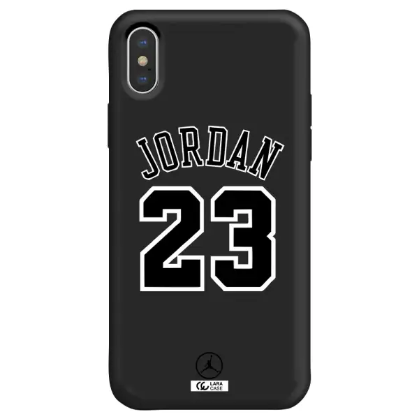 Twenty Three Jordan Apple iPhone XS Silicone black Case