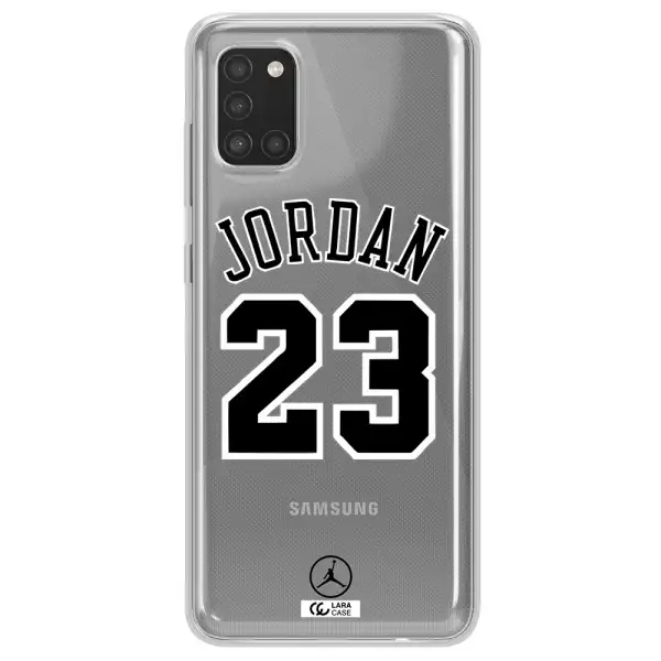 Twenty Three Jordan Samsung A31 Clear TPU Case