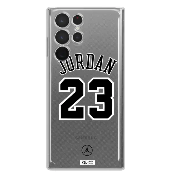 Twenty Three Jordan Samsung S 22 Ultra Clear TPU Case
