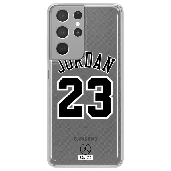 Twenty Three Jordan Samsung S21 Ultra Clear TPU Case