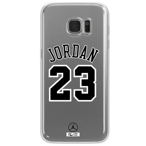 Twenty Three Jordan Samsung S7 Edge Clear TPU Case