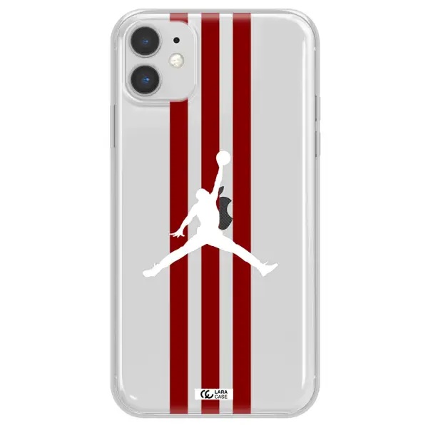 Jordan Icon Apple iPhone 11 Clear TPU Case