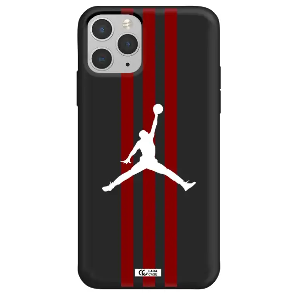 Jordan Icon Apple iPhone 11 pro Silicone black Case
