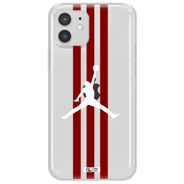 Jordan Icon Apple iPhone 12 mini Clear TPU Case