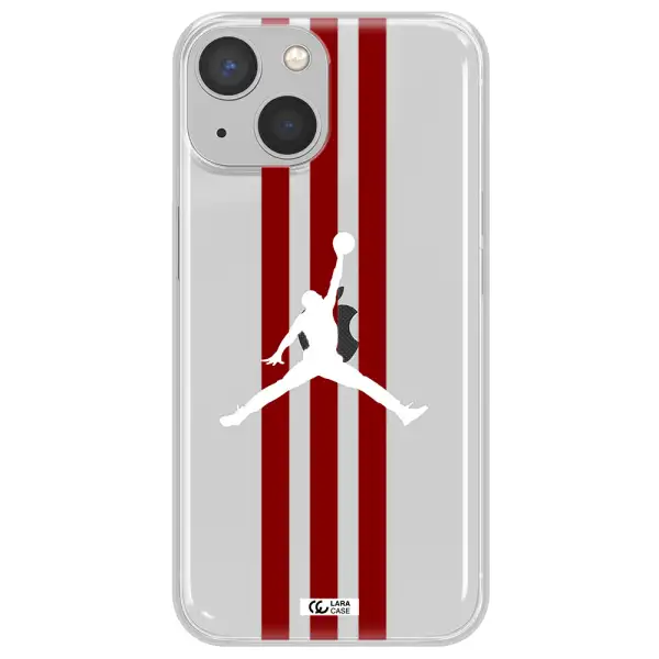 Jordan Icon Apple iPhone 13 Clear TPU Case