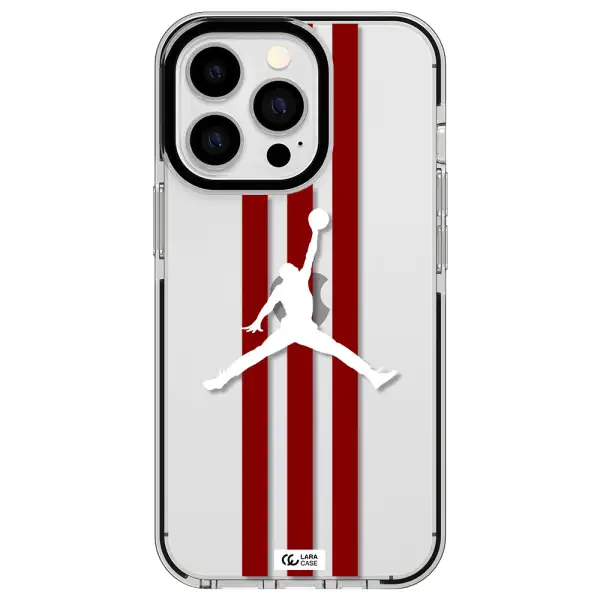 Jordan Icon Apple iPhone 13 Pro impact black border Case