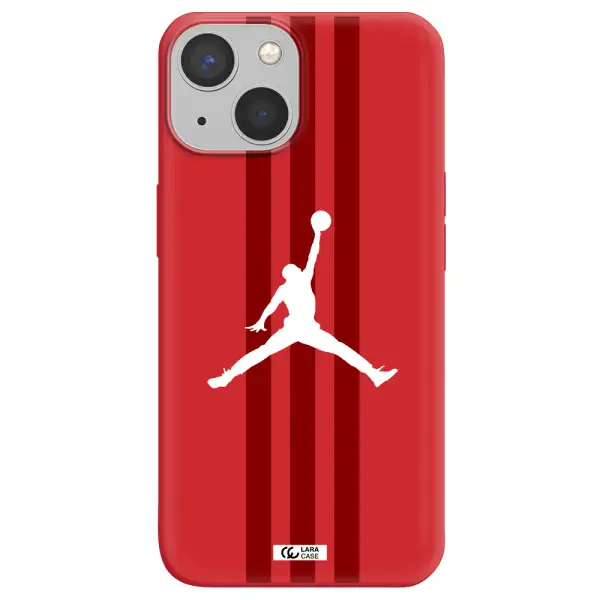 Jordan Icon Apple iPhone 13 Silicone Imperial Red Case
