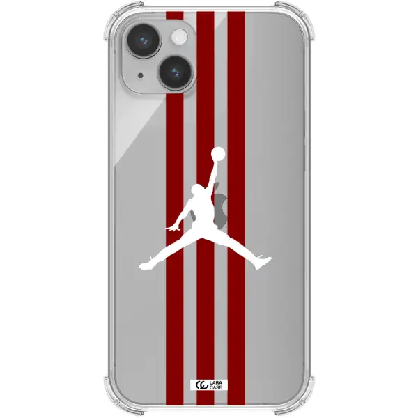 Jordan Icon Apple iPhone 14 Clear PC Case