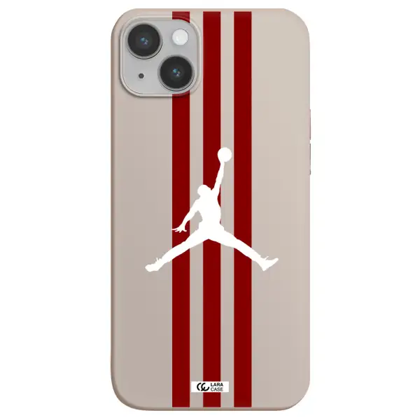 Jordan Icon Apple iPhone 14 plus Silicone Stone Case