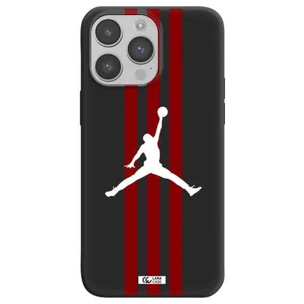 Jordan Icon Apple iPhone 14 pro Silicone black Case