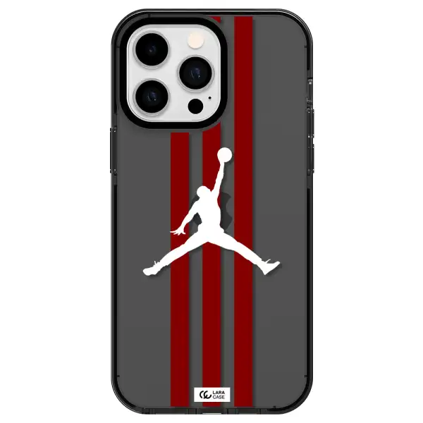 Jordan Icon Apple iPhone 15 Pro impact Smoke Black Case