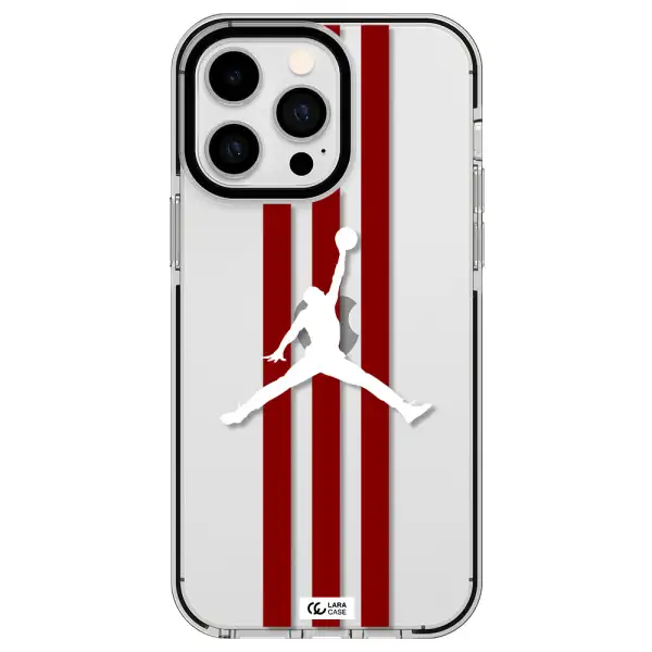 Jordan Icon Apple iPhone 15 Pro Max impact black border Case