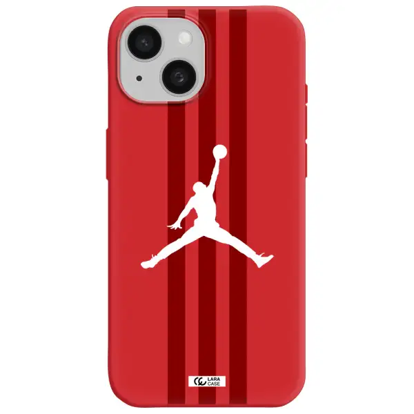 Jordan Icon Apple Iphone 15 Silicone Imperial Red Case