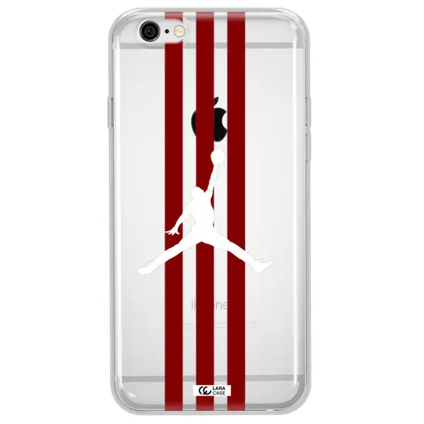 Jordan Icon Apple iPhone 6 Clear TPU Case