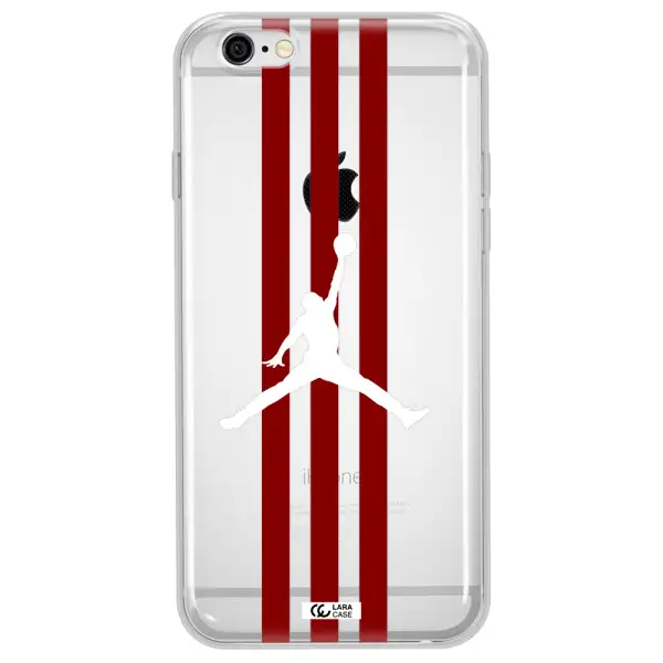Jordan Icon Apple iPhone 6 plus Clear TPU Case