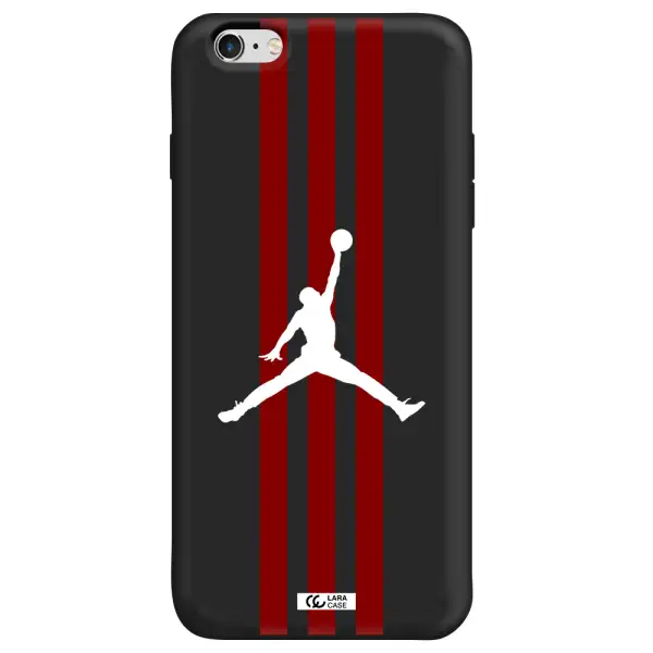 Jordan Icon Apple iPhone 6 plus Silicone black Case