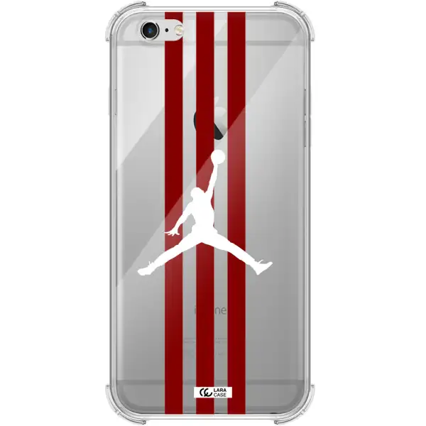Jordan Icon Apple iPhone 6 s plus Clear PC Case